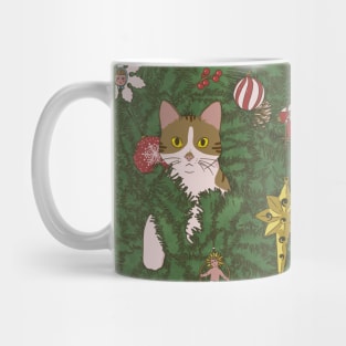Cats on the Christmas Tree Mug
